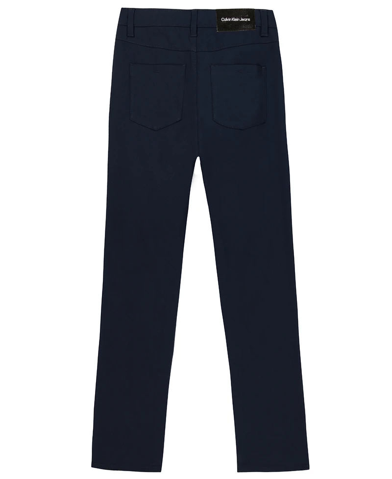 Calvin Klein Big Boys Slim Fit Performance Stretch Flex 5 Pocket Pant