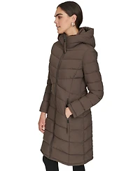 Calvin Klein Women's Hooded Puffer Coat