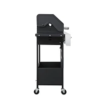 Streamdale Furniture 3-Burner Propane Gas Grill, 37230BTU with Enameled Cast Iron Grids