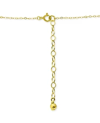 Giani Bernini Cubic Zirconia Hope Angel Pendant Necklace in 18k Gold-Plated Sterling Silver, 16" + 2" extender, Created for Macy's (Also available in