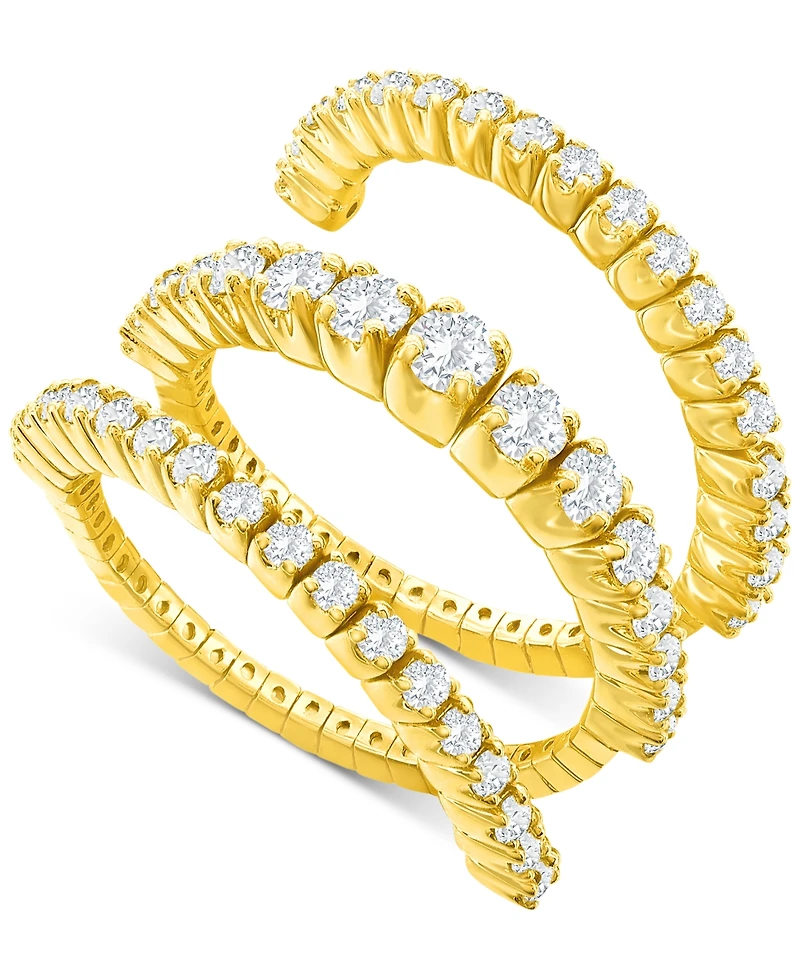 Diamond Wrap Coil Statement Ring (1-1/2 ct. t.w.) in 14k Gold