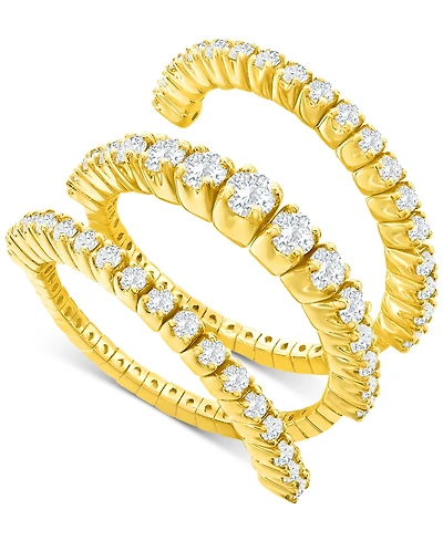 Diamond Wrap Coil Statement Ring (1-1/2 ct. t.w.) in 14k Gold