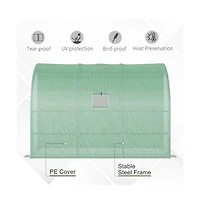 Slickblue Walk-In Greenhouse Spacious Plant Shelter for Optimal Growing Conditions