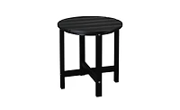 Slickblue Single Layer Round Hdpe Side Table