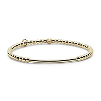 Non-Tarnishing Gold Filled 3mm Ball and Tube Stretch Bracelet