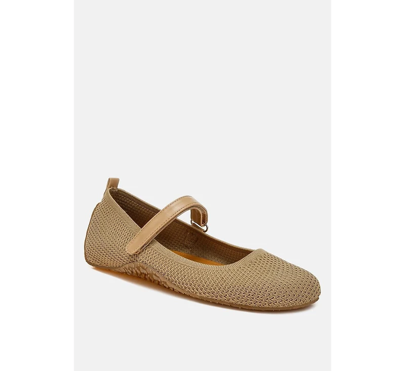 Nordeux Velcro Strap Mary Jane Sandals