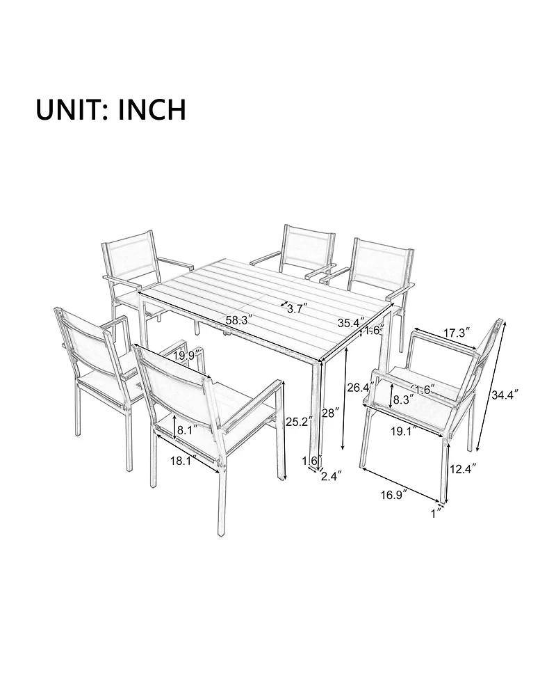 Slickblue High-Quality Steel Outdoor Table and Chair Set for Patio and Balcony, Durable and Stylish
