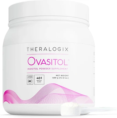Theralogix Ovasitol Inositol Powder - 90-Day Supply - Myo-Inositol & D-Chiro Inositol for Hormone Balance & Ovarian Function Support - Nsf Certified