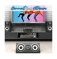 Pyle Compact Bluetooth Stereo Power Amplifier With 2 x 100 Watt Max Output