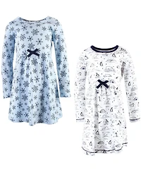 Touched by Nature 2Pk Long Sleeve Natural Dresses