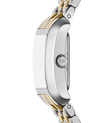 Michael Kors Women's Emery Three-Hand Two-Tone Stainless Steel Double Wrap Watch 22mm