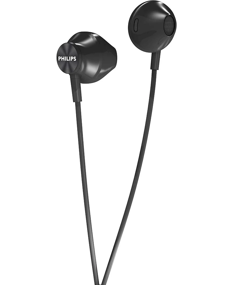 Philips Wired Earbuds with Mic, In-Ear Headphones, Ergonomic Comfort-Fit, Crystal Clear Sound, Passive Noise Isolation, Durable Cable