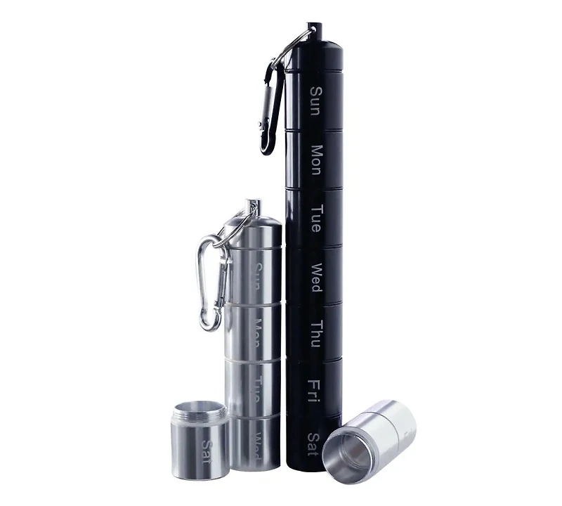 WildernessRx 7-Day Waterproof Pill Organizer for Adventurers