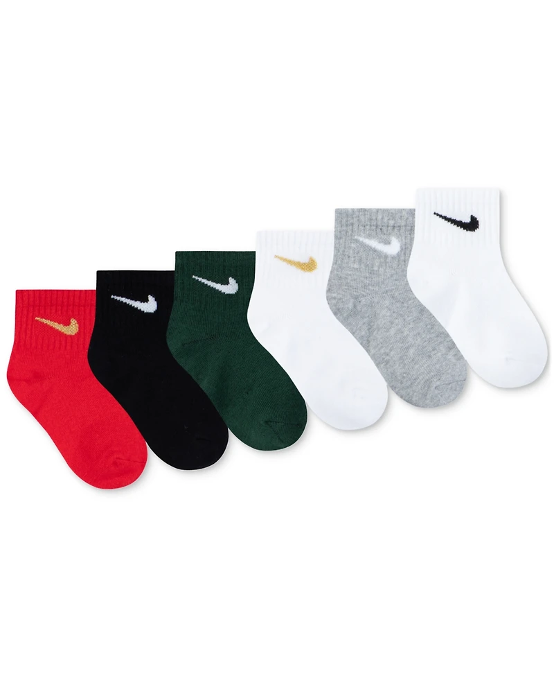 Nike Baby Holiday Ankle Socks, 6 Packs