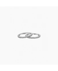 Bearfruit Jewelry Celeste Tennis Ring Set, Size 7