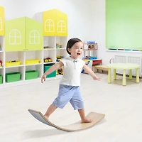 Wooden Wobble Balance Board Kids with Felt Layer