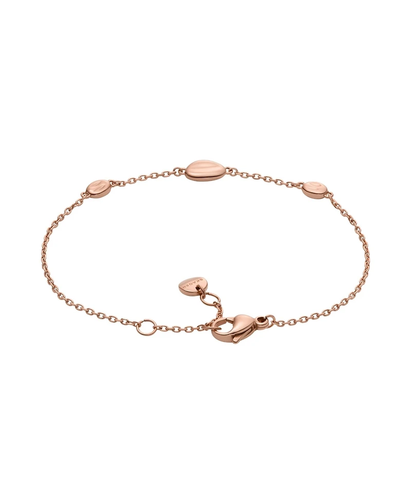 Skagen Women's Anja Pebble Rose Gold Stainless Steel Bracelet