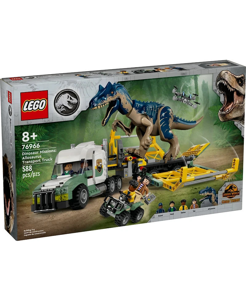 Lego Jurassic World Dinosaur Missions: Allosaurus Transport Truck 76966