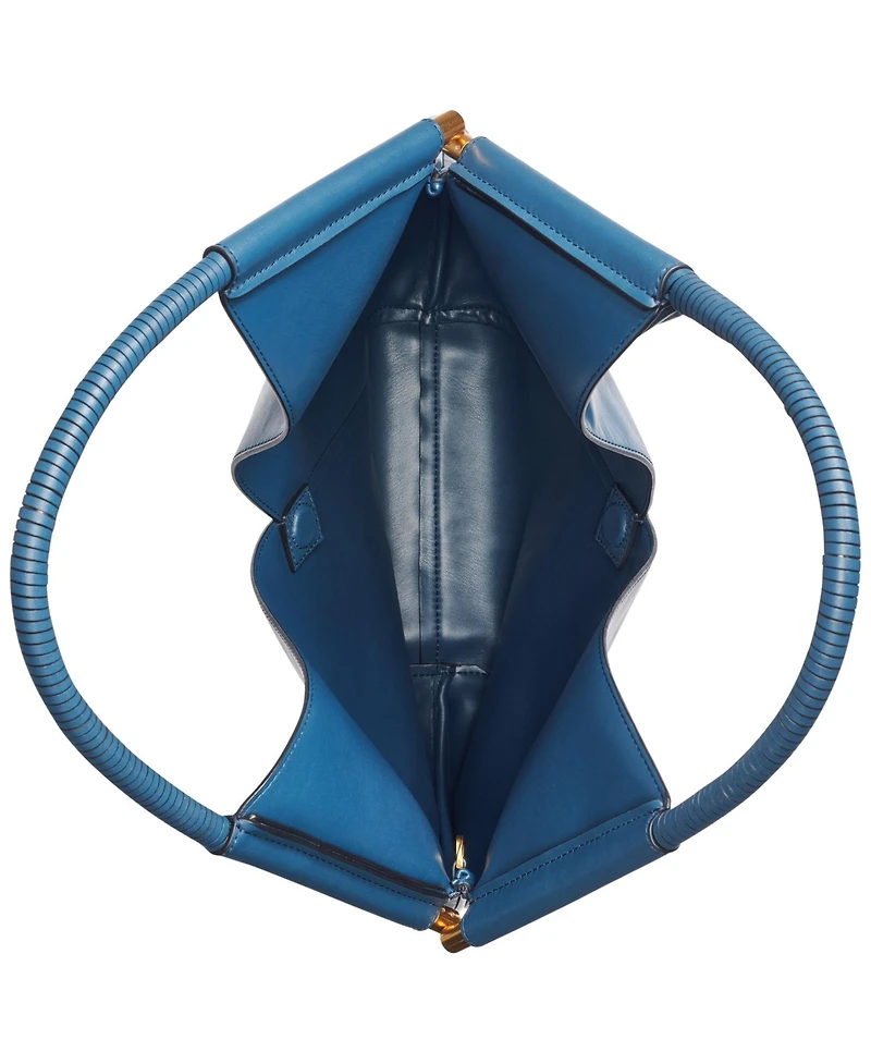 Donna Karan New York Baldwin Large Shoulder with Leather Wrapped Rounded Handle