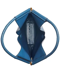 Donna Karan New York Baldwin Large Shoulder with Leather Wrapped Rounded Handle