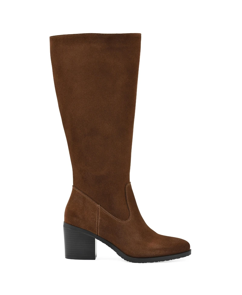White Mountain Women's Tater Heeled Tall Shaft Boots