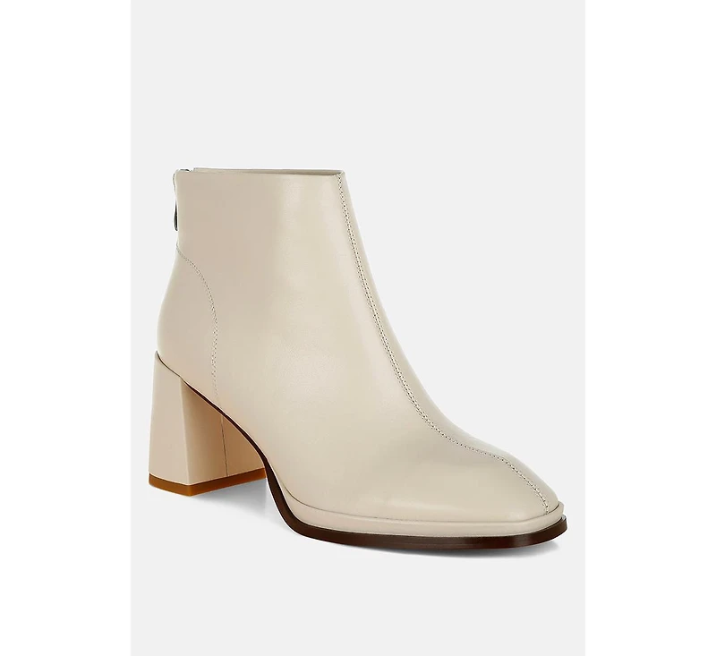 Armada Genuine Leather Square Toe Boots