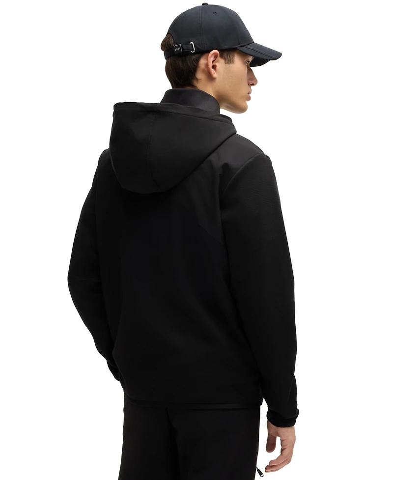 Boss by Hugo Men's Bonded-Fleece Zip-Up Jacket