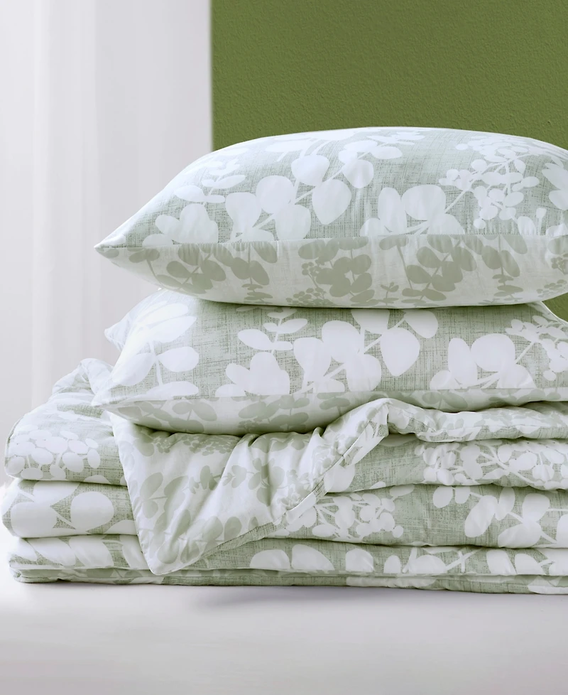 510 Design Aria Floral Print Reversible 3-Pc. Comforter Set, Full/Queen