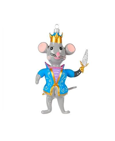 Vietri Nutcrackers Figural Mouse King Ornament