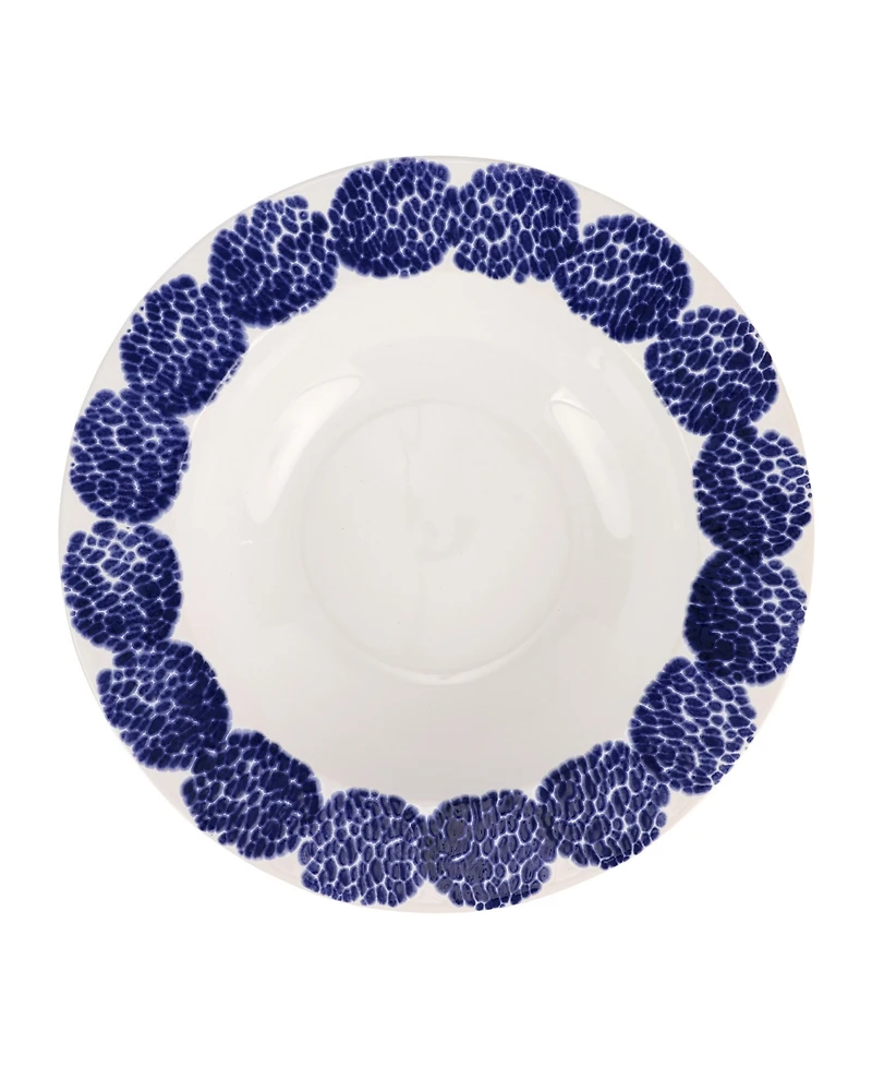 Vietri Santorini Rimmed Serving Bowl