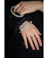 Pea — Beaded jade bracelet