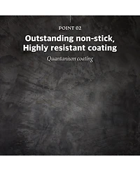 Kohas Kproduct4u 12.6" Prime Titanium Stone Coating Wok Pan, Black