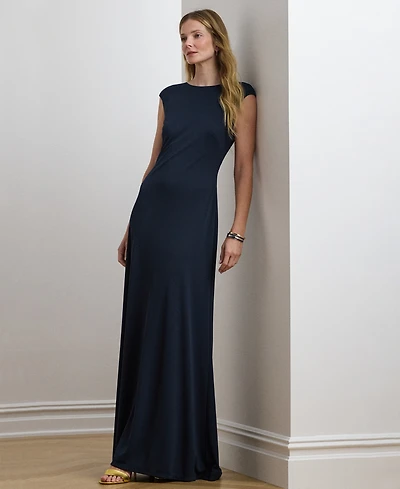 Lauren Ralph Lauren Women's Chain-Trim Jersey Gown