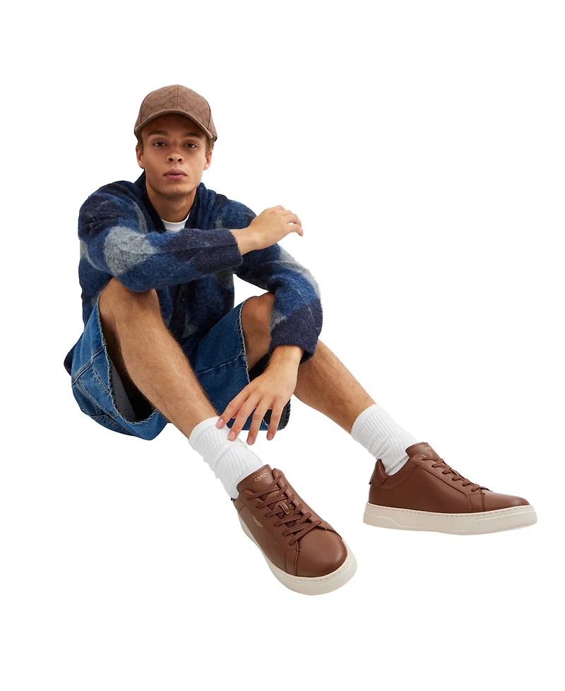 Coach Men's High Line Lace-up Closure Sneaker