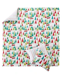 Levtex Merry Bright Holly Jolly Reversible 3-Pc. Comforter Set, Full/Queen