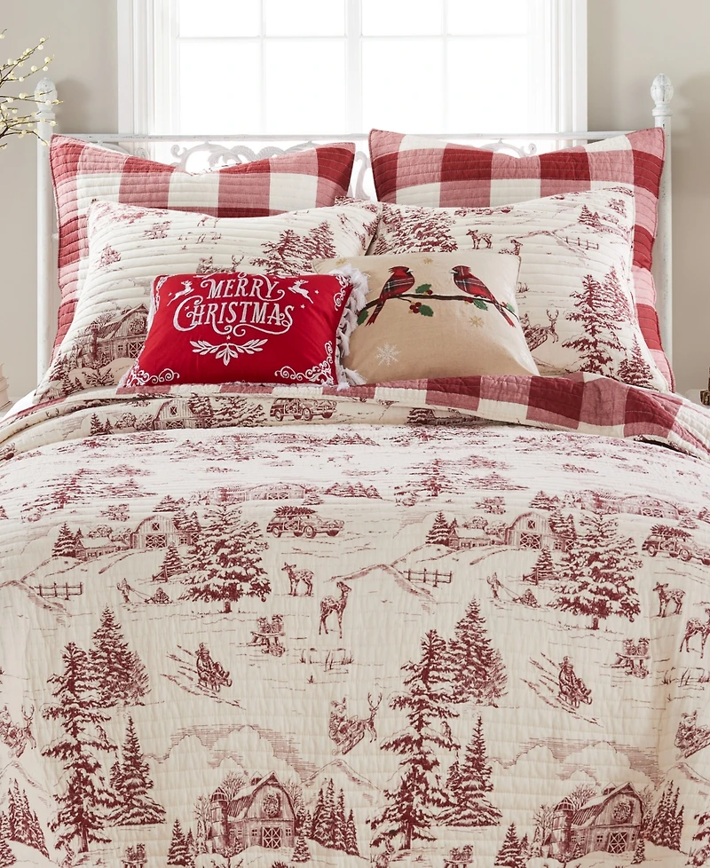 Levtex Winter Sleigh Ride Reversible 2-Pc. Quilt Set, Twin/Twin Xl