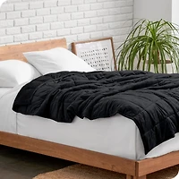 Bare Home Weighted Blanket, 25lbs (80" x 87") - Minky