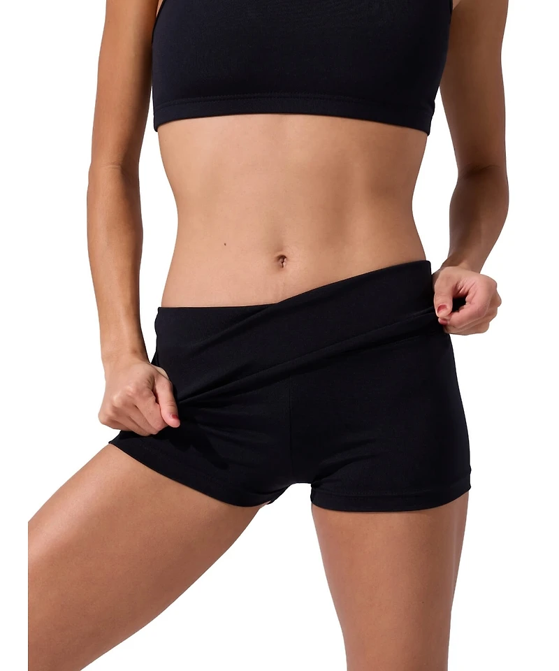 Capezio Women's Fold-Over Boyshort