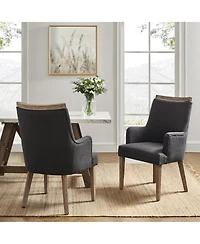 Egmont Farmhouse Dining Chair with Solid Wood Legs