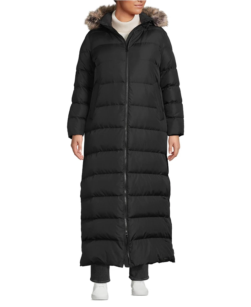 Lands' End Plus Max 600 Down Long Maxi Coat