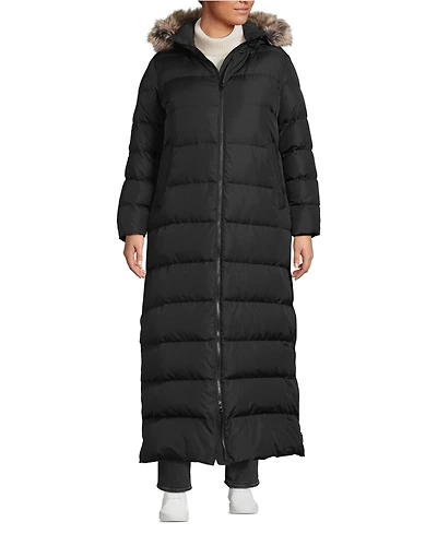 Lands' End Plus Max 600 Down Long Maxi Coat