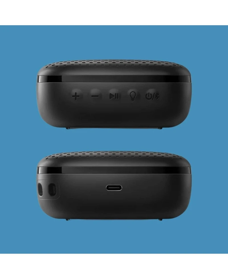 Philips Black Wireless Bluetooth Speaker – IPX7 Waterproof, 10H Playtime, Multi-Color Led Lights, Portable Party Speaker