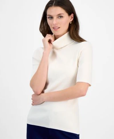 Anne Klein Womens Half Sleeve Turtleneck Sweater P Xs Xxl