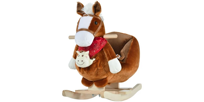 Slickblue Top Baby Rocking Horse for Kids Safe and Engaging Ride-On Toy for Young Children