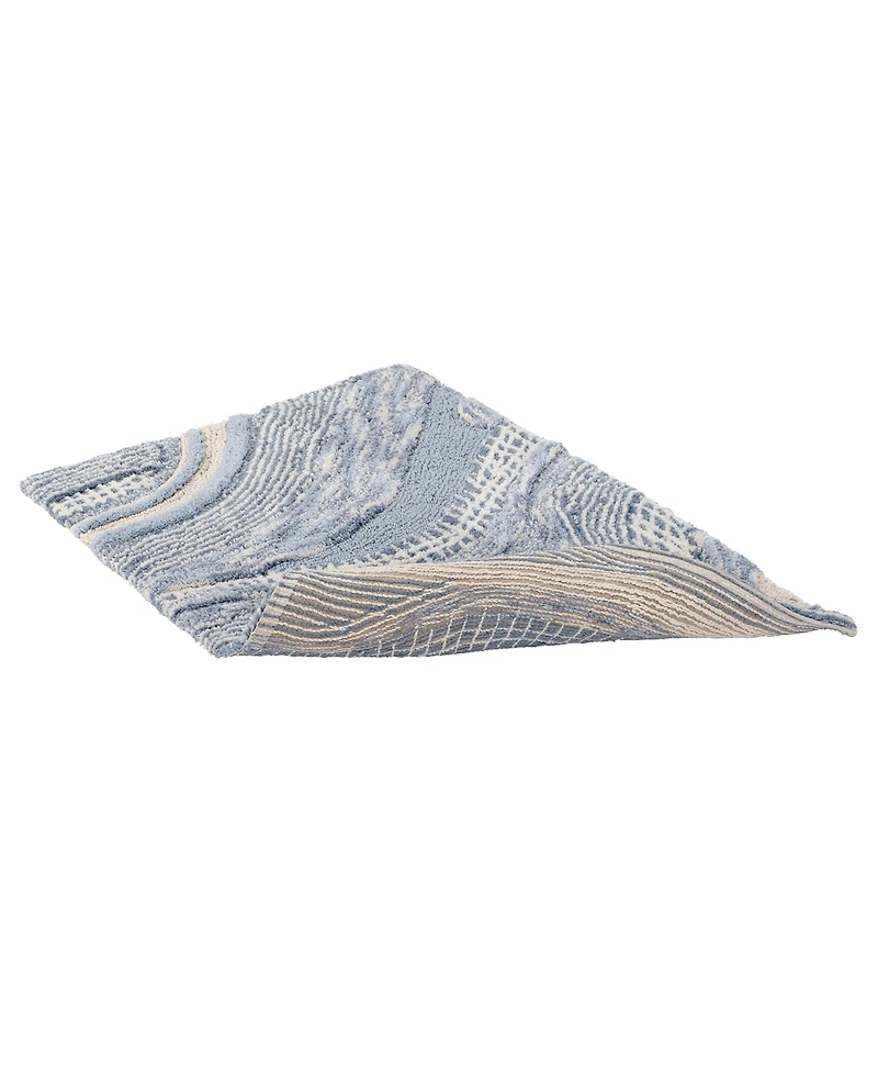 Avanti Waves Cotton Bath Rug, 20" x 30"