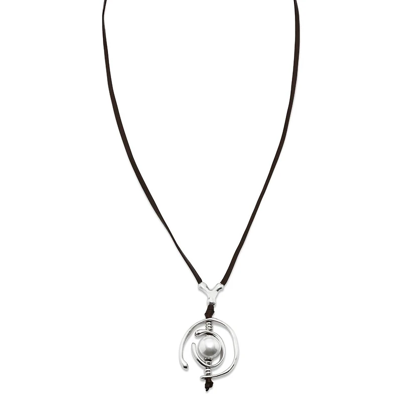 UNOde50 Sterling Silver-Plated Mother of Pearl Necklace