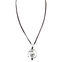UNOde50 Sterling Silver-Plated Mother of Pearl Necklace