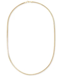 Macy's Diamond Cut Snake Chain 18" Necklace (3mm) in 10k Yellow Gold