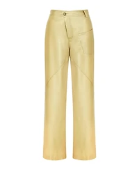 Nocturne Women's High Waist Faux Leather Pants