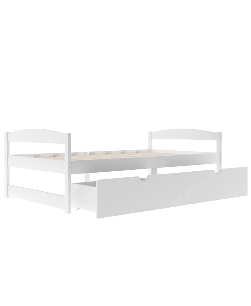 Streamdale Twin Platform Bed, With Two Drawers